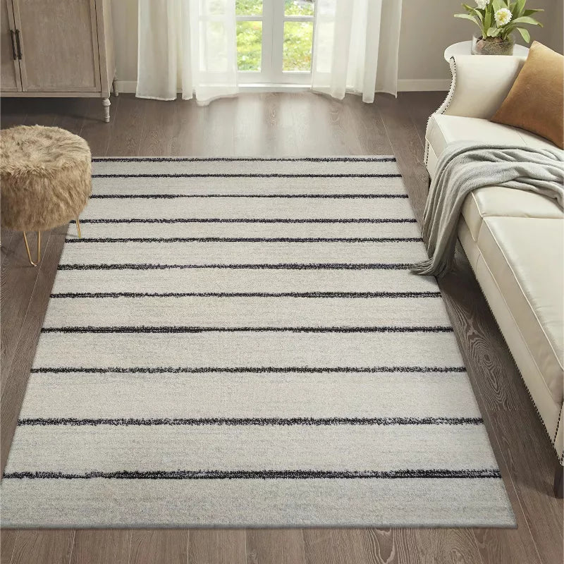 Williamsburg Minimalist Stripe Area Rug, 8 x 10