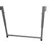 Adjustable Height Folding Table Off-White