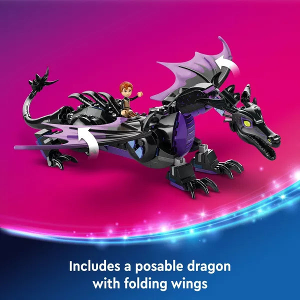 Princess Maleficent's Dragon Form Castle and Horse Toy