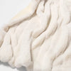 Textured Faux Fur Reversible Throw Blanket