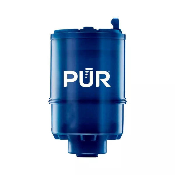 PLUS Faucet Horizontal Mount Water Filtration System Chrome: Best Sink Filter, Lead & Mercury Removal, Easy Install
