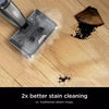 3-in-1 Steam Mop Pickup Debris, Deep Scrubs, Steam, and Sanitizes Sealed Hard Floors Black