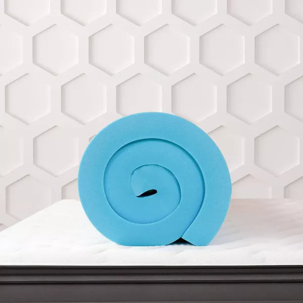 Cooling and Breathable Gel-Infused Memory Foam Mattress Topper