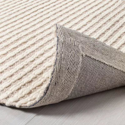 Textured Stripe Area Rug