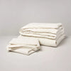 3pc Mini Grid Stitch Comforter Bedding Set -  Full/Queen