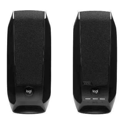 USB Stereo Speakers for Desktop or Laptop - Black
