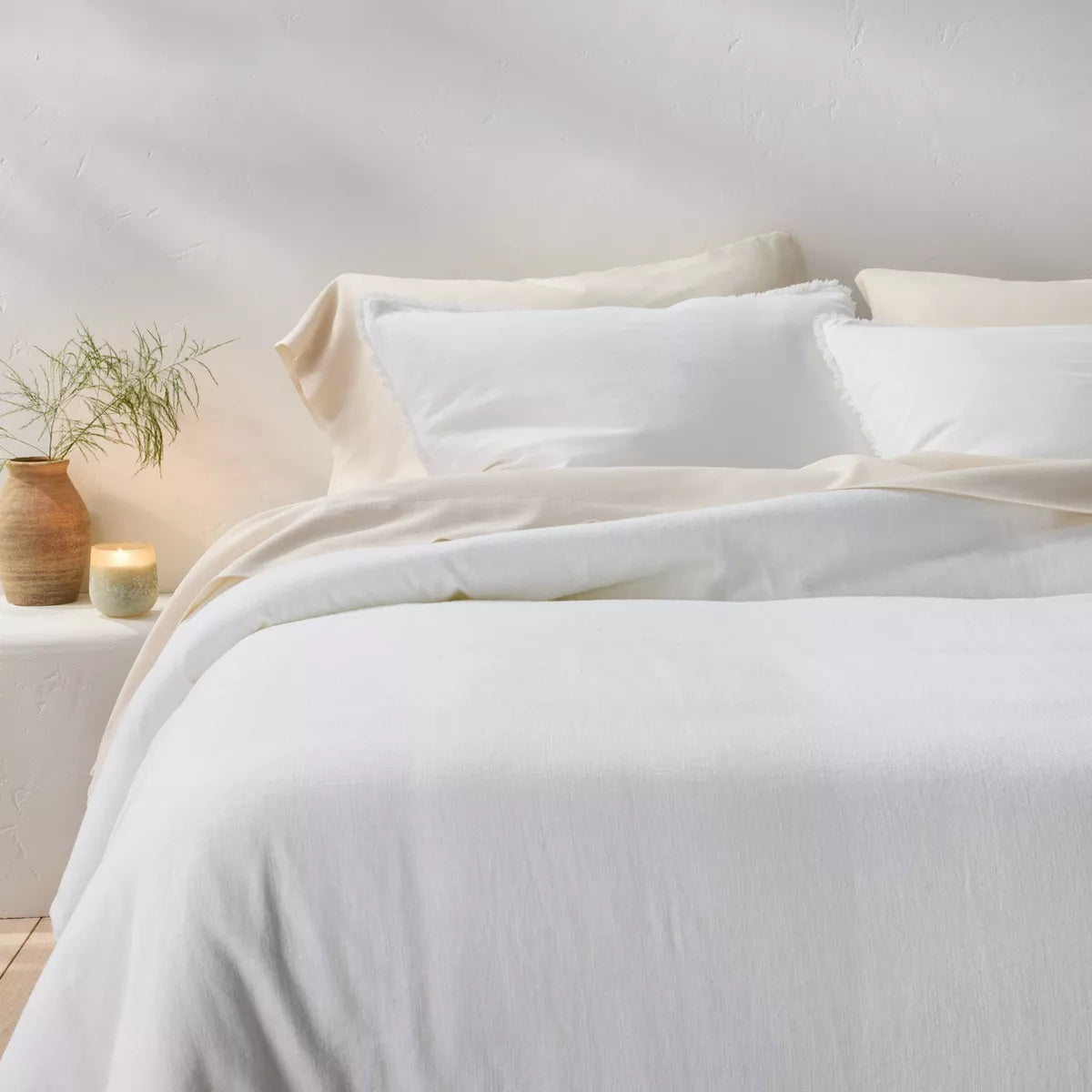 Heavyweight Linen Blend Comforter - King/California King