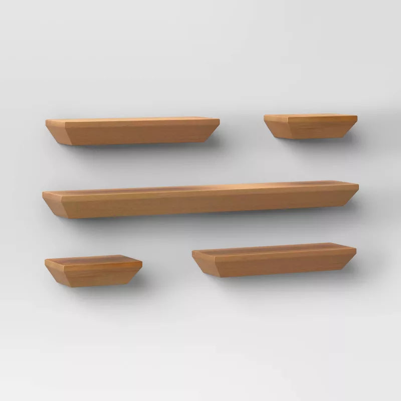 5pc Wedge Shelves