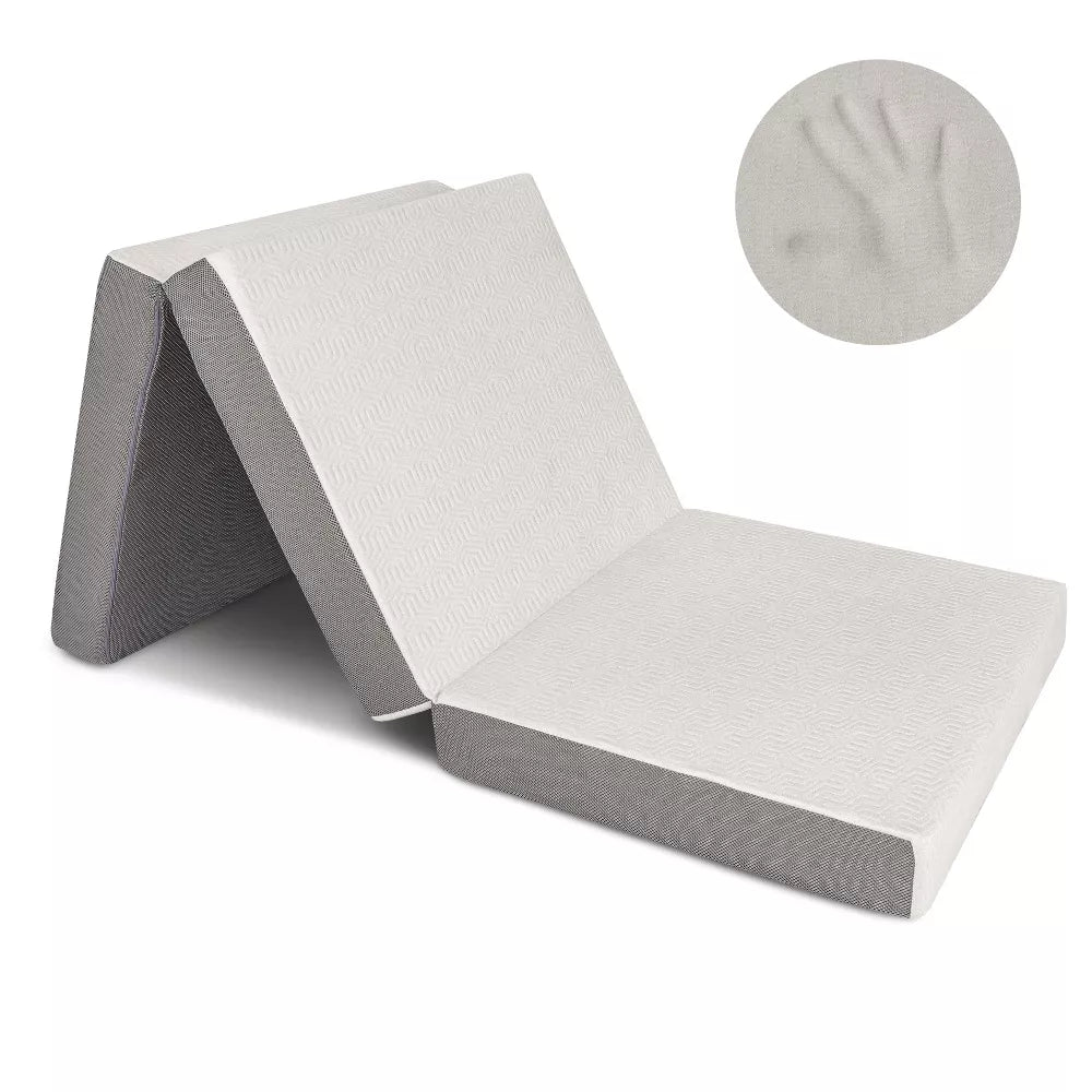 4 Inch Tri-fold Foam Mattress Single