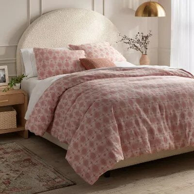 Yarn Dye Ikat Duvet Cover and Sham Set - Full/Queen