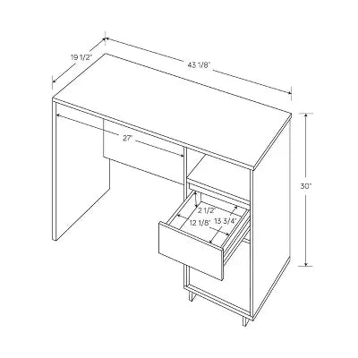 Writing Desk with Drawers