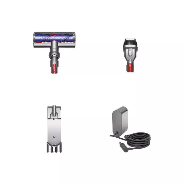 Dyson Vacuum: Multi-Surface, Cyclonic Action, Bagless, 40 Min Run Time, Lithium Ion Battery, Red
