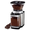 Automatic Burr Mill - Stainless Steel : 18 Settings, Electric Coffee Grinder, Safety Interlock