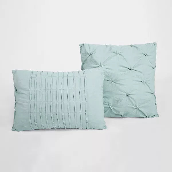 5pc Ravello Pintuck Comforter Set - Queen