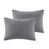 Aya Jacquard Geo Comforter & Sheets Bedding Set Gray - Queen