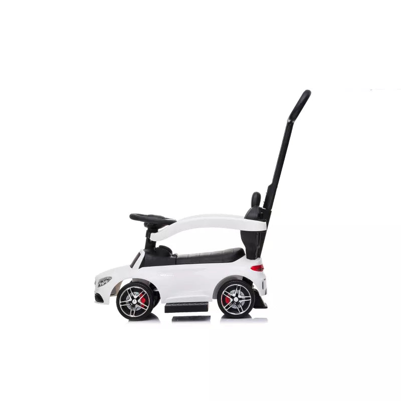 Best Ride on Cars 3-in-1 Mercedes Push Ride-On Car - White
