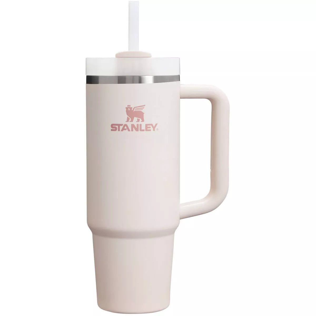 (No Straw) Stanley 30oz Stainless Steel H2.0 Flowstate Quencher Tumbler - Rose Quartz 2.0 SHOWROOM ITEM