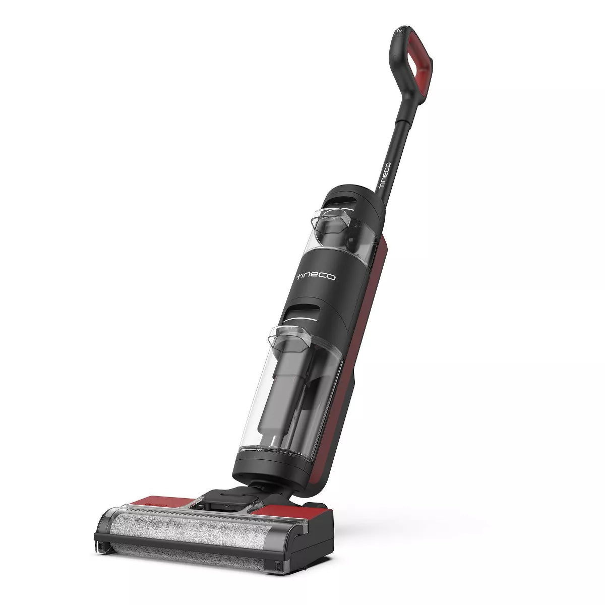 Floor One S2 Plus - Cordless Smart Wet/Dry Vacuum Cleaner and Hard Floor Washer: Self-Cleaning, Electric, Red