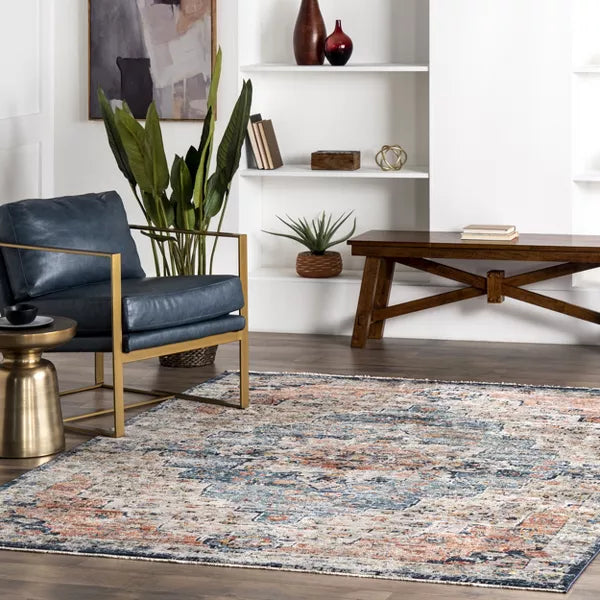 Sawyer Vintage Transitional Area Rug 5'3"x7'3"