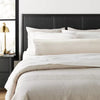 Slub Center Stripe Oversized Lumbar Bed Pillow