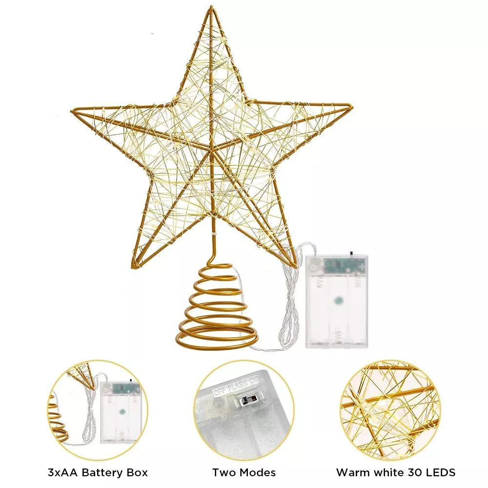 Christmas Star Tree Topper final cut