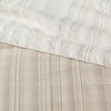 Reversible Matelassé Stitched Stripe Quilt - Full/Queen