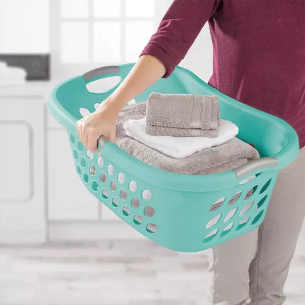 Ultra HipHold Bushel Plastic Clothes Laundry Basket Bin