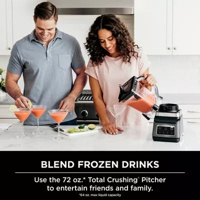 Professional Plus Blender DUO with Auto-iQ - Smoothie Blender, Pitcher, Ice Crushing, Silver