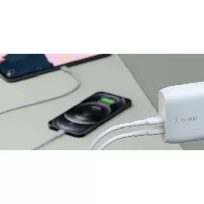 BoostCharge (20W) Dual USB-C with (40W) Stand Alone Wall Charger