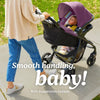 Verb Click Connect Travel System with SnugRide Infant Car Seat - Pink/Black