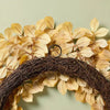 Faux Golden Ash Leaf Fall Wreath