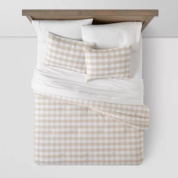 Yarn-Dyed Gingham Comforter & Sham Set - King