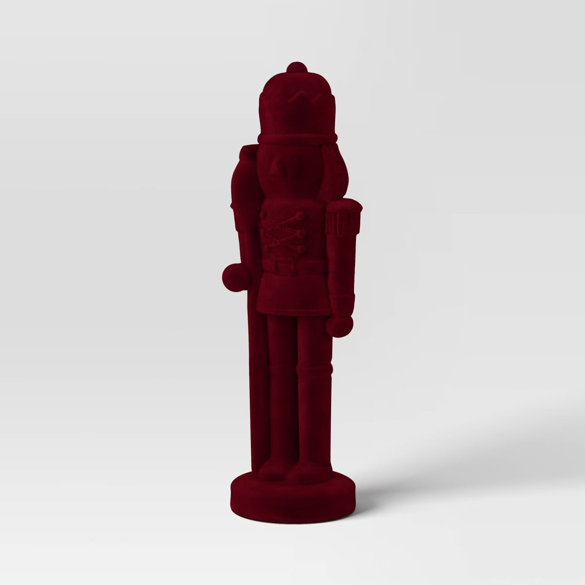 Christmas Flocked Nutcracker