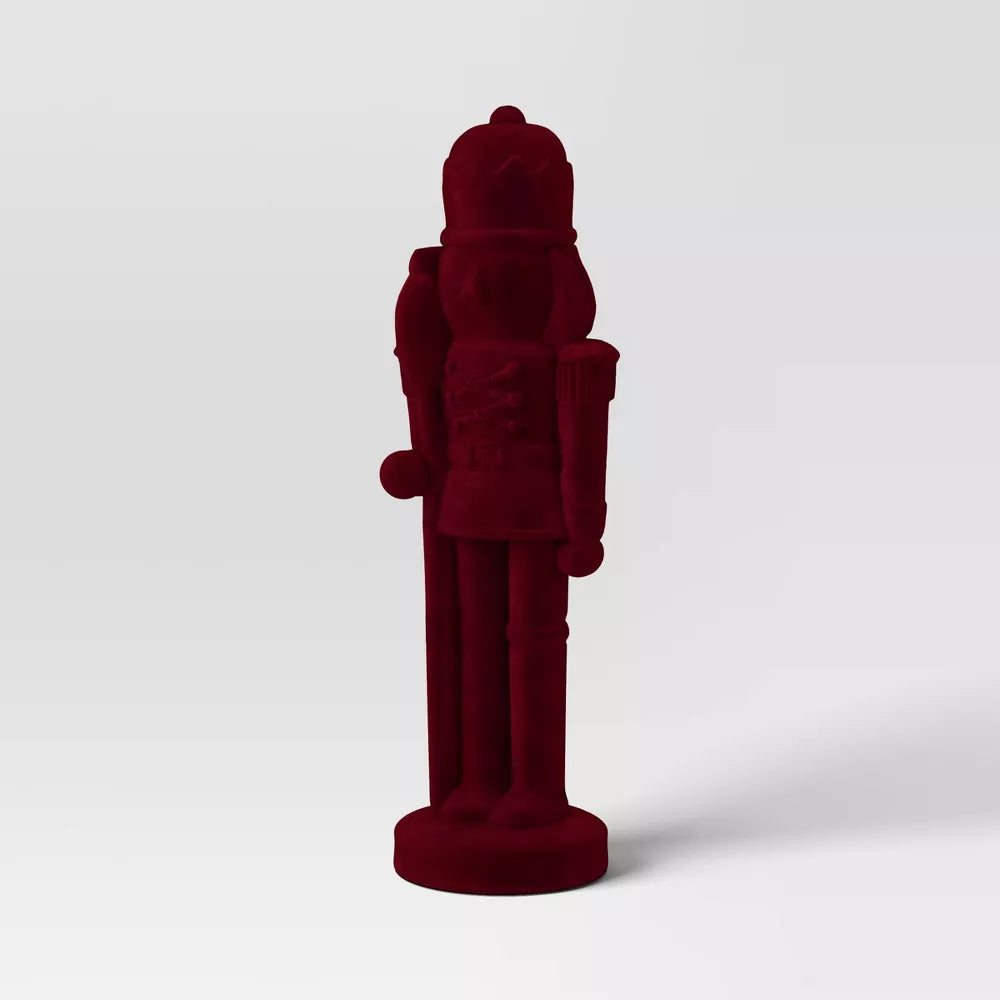 Christmas Flocked Nutcracker-SHOWROOM ITEM,