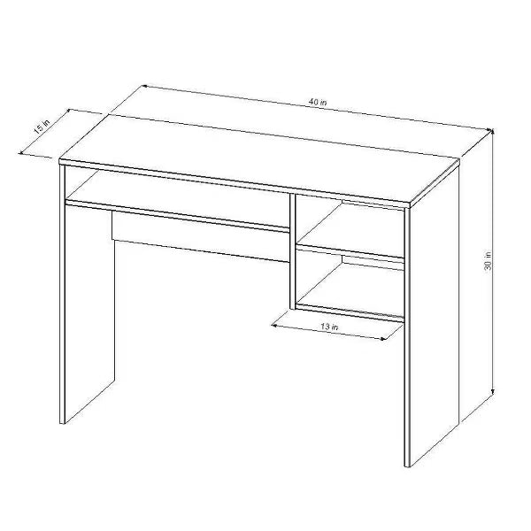Student Writing Desk with Storage