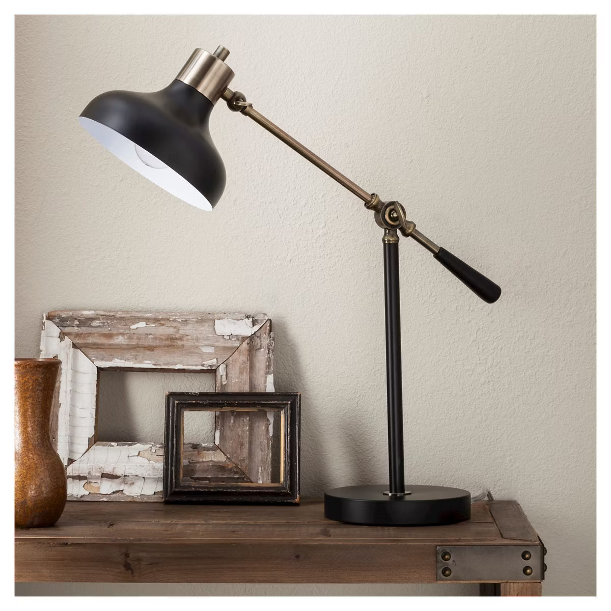 Crosby Schoolhouse Desk Lamp - Black SHOWROOM ITEM
