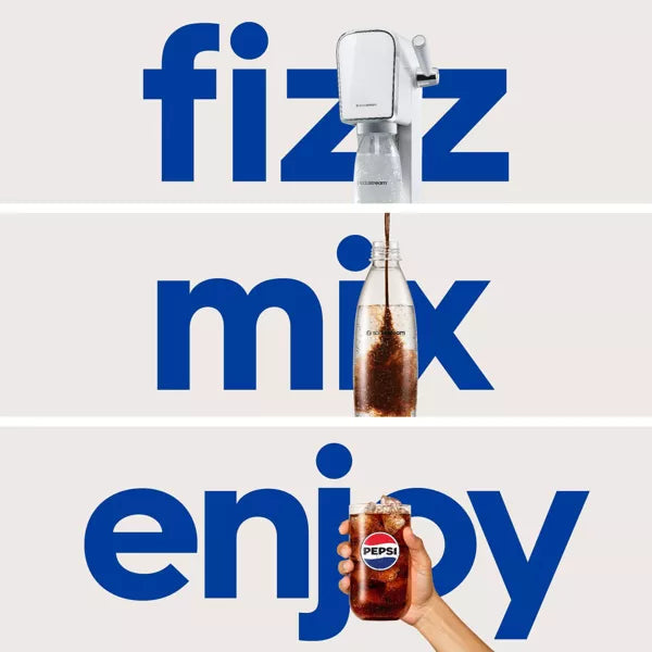 Art Gold Soda Maker with Additional Cylinder and Flavors Bundle