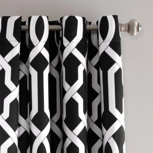 2pk Light Filtering Edward Window Curtain Panels