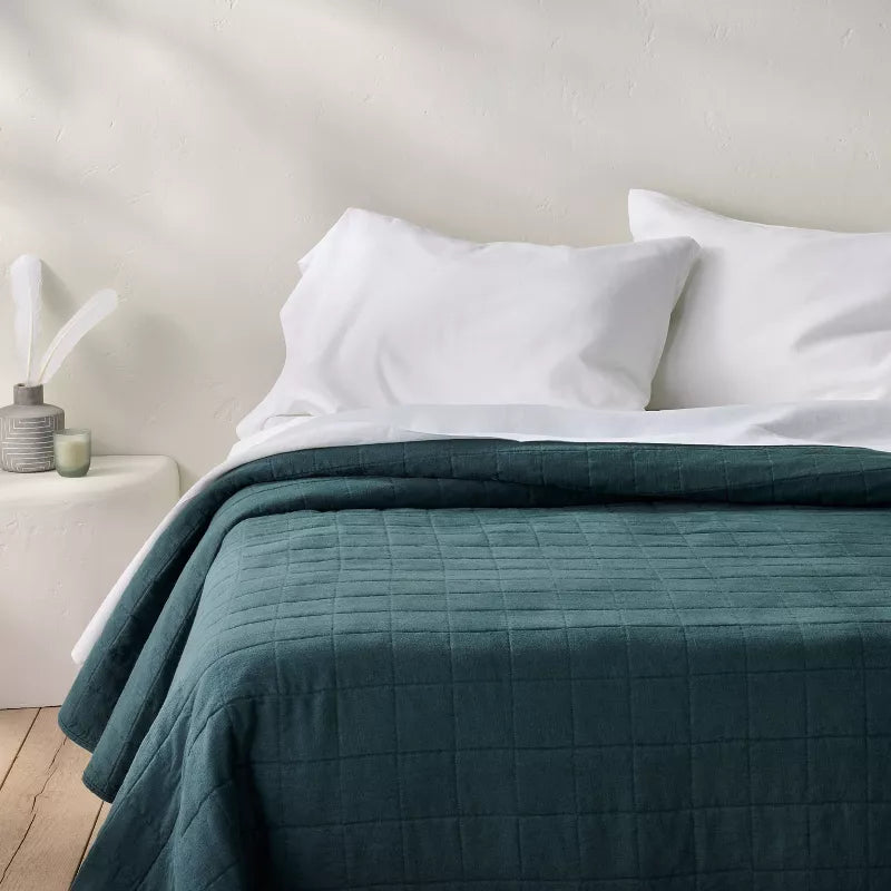 Heavyweight Linen Blend Quilt - King