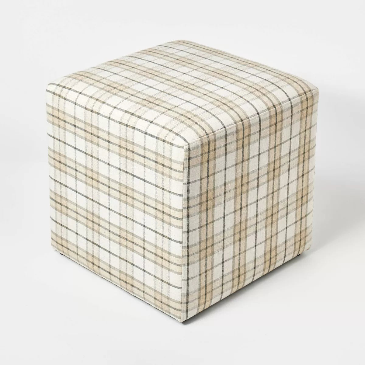 Lynwood Square Upholstered Cube Ottoman SHOWROOM ITEM