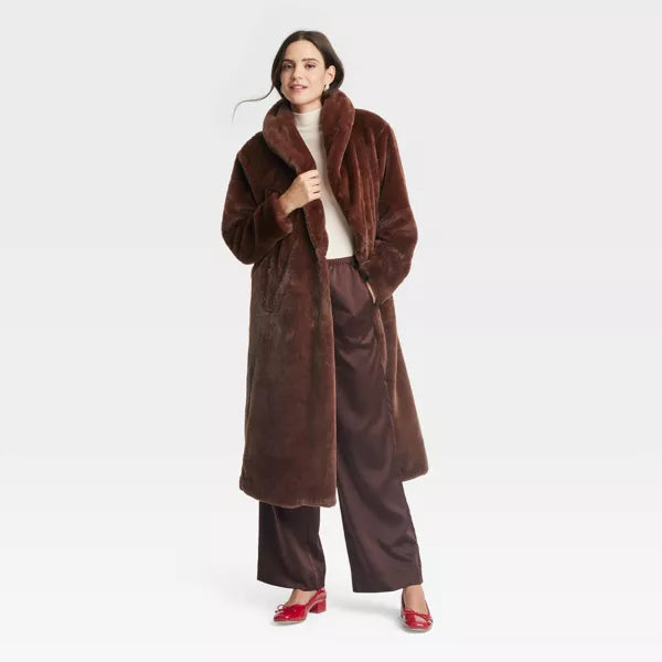 Women's Long Faux Fur Jacket