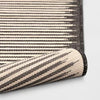 Neutral Lines Outdoor Area Rug Beige/Black - 5'x7'