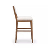 Counter Bar Stool, Solid Wood Modern Kitchen Stools with Cushion