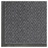 Gateway Utility Doormat Charcoal -  Indoor Outdoor Low Pile Geometric Floor Mat, Rubber Backing 3'X5'