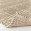 Cottonwood Handwoven Plaid Wool/Cotton Area Rug 5'x7'