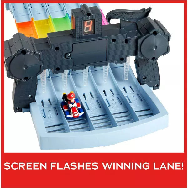 Nintendo Mario Kart Rainbow Road Raceway Track Set 30 Piece with 2 1:64 Scale Vehicles - Target Exclusive