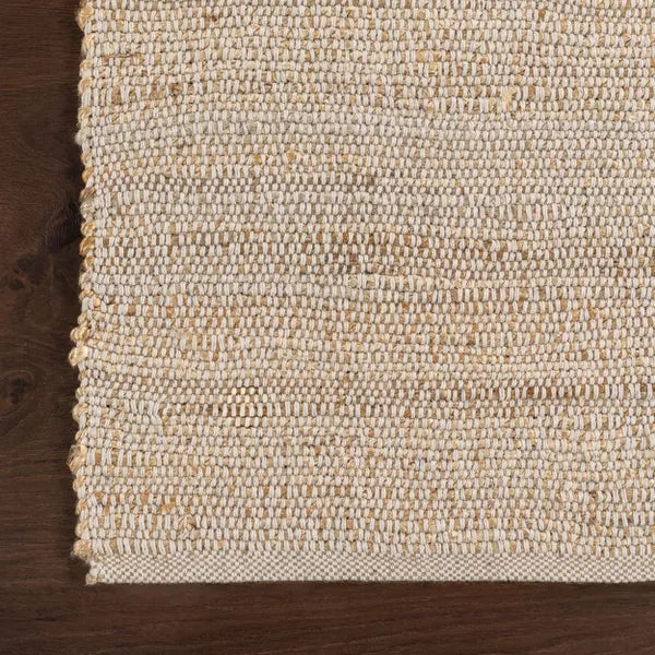 Elfriede Farmhouse Jute Blend Indoor Area Rug,  6' x 9'