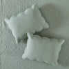 3pc Genoa Scalloped Edge Reversible Coverlet Set - Full/Queen