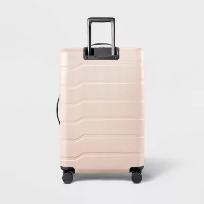 Hardside Large Checked Spinner Suitcase