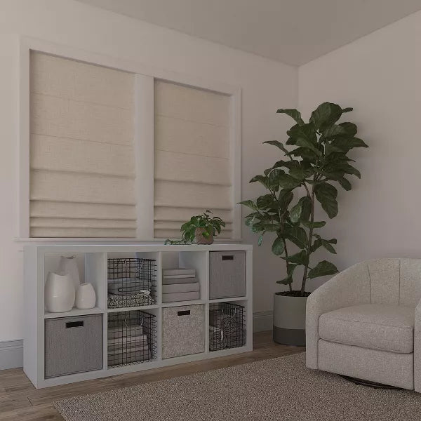 Blackout Somerton Textured Cordless Roman Window Shade